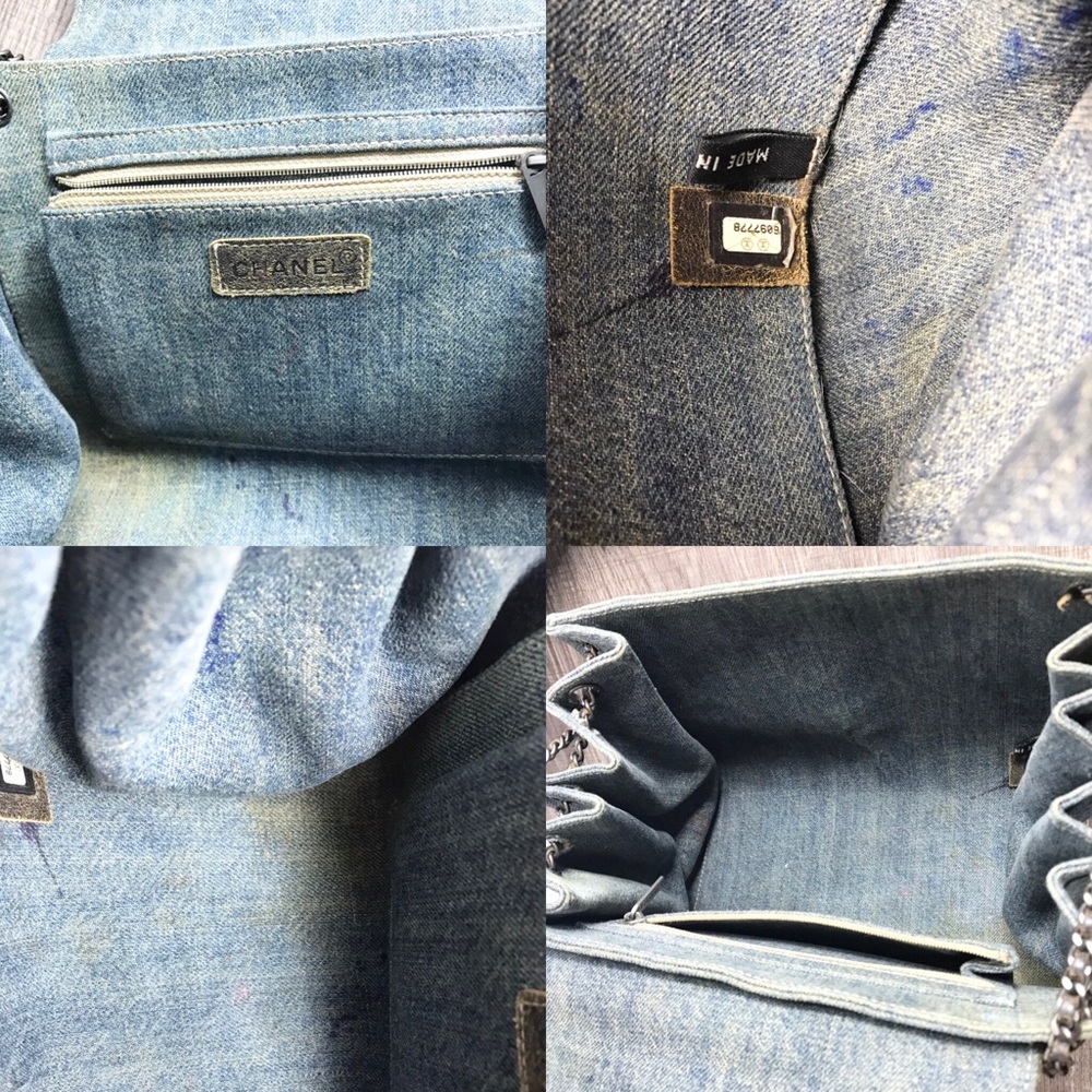 💎RARE💎Chanel denim accordion purse - Picture 4 of 10
